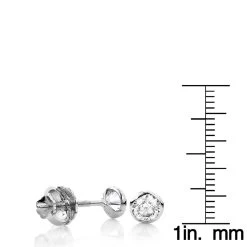 14K White Gold Solitaire Round Bezel Set Diamond Stud Earrings 1.5ct 6mm 12 14K White Gold Solitaire Round Bezel Set Diamond Stud Earrings 1.5ct 6mm -Fashion Accessories Shop 14k gold solitaire round diamond bezel stud earrings 15ct 1 rulerwh