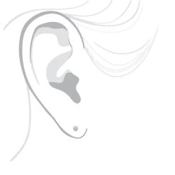 14K White Gold Solitaire Round Diamond Martini Stud Earrings 0.25ct -Fashion Accessories Shop 14k gold solitaire round diamond martini stud earrings 025ct bodwh