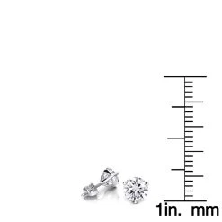 14K White Gold Solitaire Round Diamond Martini Stud Earrings 0.75ct -Fashion Accessories Shop 14k gold solitaire round diamond martini stud earrings 075ct rulerwh
