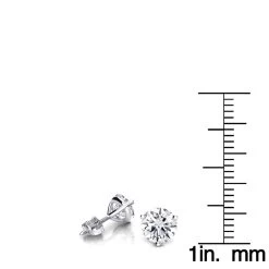 14K White Gold Solitaire Round Diamond Martini Stud Earrings 1.5ct 13 14K White Gold Solitaire Round Diamond Martini Stud Earrings 1.5ct -Fashion Accessories Shop 14k gold solitaire round diamond martini stud earrings 15ct rulerwh