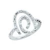14K White Gold Swirl Diamond Ladies Ring 0.45ct -Fashion Accessories Shop 14k gold swirl diamond ladies ring 045ct p 29376 white