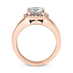 14K White Gold Unique Diamond Engagement Ring 0.60ct -Fashion Accessories Shop 14k gold unique diamond engagement ring 060ct p 23996 additional rose
