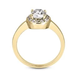 14K White Gold Unique Diamond Engagement Ring 0.62ct 1.95mm -Fashion Accessories Shop 14k gold unique diamond engagement ring 062ct p 24079 additional yellow