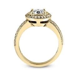 14K White Gold Unique Diamond Engagement Ring 0.76ct 3.3mm -Fashion Accessories Shop 14k gold unique diamond engagement ring 076ct p 23889 additional yellow
