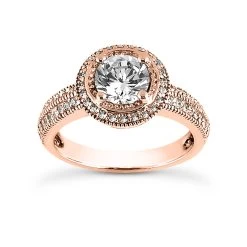 14K White Gold Unique Diamond Engagement Ring 0.76ct 3.3mm -Fashion Accessories Shop 14k gold unique diamond engagement ring 076ct p 23889 rose 20220426