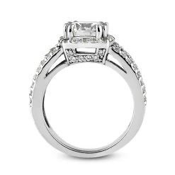 14K White Gold Unique Diamond Engagement Ring 0.92ct 4.8mm -Fashion Accessories Shop 14k gold unique diamond engagement ring 092ct p 23648 additional white