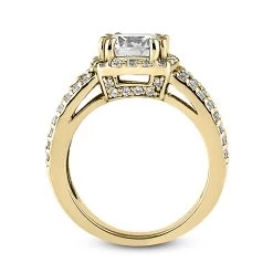 14K White Gold Unique Diamond Engagement Ring 0.92ct 4.8mm -Fashion Accessories Shop 14k gold unique diamond engagement ring 092ct p 23648 additional yellow