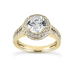14K White Gold Unique Diamond Engagement Ring 0.97ct 4.5mm -Fashion Accessories Shop 14k gold unique diamond engagement ring 097ct p 23638 yellow 20220426