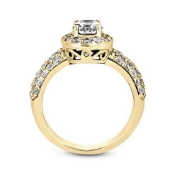14K White Gold Unique Diamond Engagement Ring 1.07ct 9.10mm -Fashion Accessories Shop 14k gold unique diamond engagement ring 107ct p 23640 additional yellow