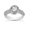 14K White Gold Unique Diamond Engagement Ring 1.07ct 9.10mm -Fashion Accessories Shop 14k gold unique diamond engagement ring 107ct p 23640 white 20220426