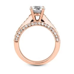 14K White Gold Unique Diamond Engagement Ring 1.10ct 3.3mm -Fashion Accessories Shop 14k gold unique diamond engagement ring 110ct p 23670 additional rose