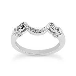 14K White Gold Unique Diamond Engagement Ring Set 0.25ct -Fashion Accessories Shop 14k gold unique diamond engagement ring set 025ct p 23622 additional white 2