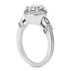 14K White Gold Unique Diamond Engagement Ring Set 0.25ct -Fashion Accessories Shop 14k gold unique diamond engagement ring set 025ct p 23622 additional white