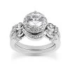 14K White Gold Unique Diamond Engagement Ring Set 0.25ct 1 14K White Gold Unique Diamond Engagement Ring Set 0.25ct -Fashion Accessories Shop 14k gold unique diamond engagement ring set 025ct p 23622 white 20220426