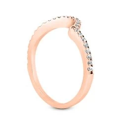 14K White Gold Unique Diamond Engagement Ring Set 0.44ct -Fashion Accessories Shop 14k gold unique diamond engagement ring set 044ct p 23512 additional rose 3