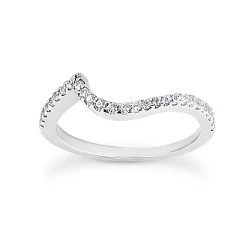 14K White Gold Unique Diamond Engagement Ring Set 0.44ct -Fashion Accessories Shop 14k gold unique diamond engagement ring set 044ct p 23512 additional white 2