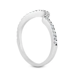 14K White Gold Unique Diamond Engagement Ring Set 0.44ct -Fashion Accessories Shop 14k gold unique diamond engagement ring set 044ct p 23512 additional white 3