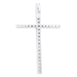 14K Yellow Gold White And Yellow Diamond Cross Pendant 0.72ct -Fashion Accessories Shop 14k gold white and yellow diamond cross pendant 072ct p 6606 backwh