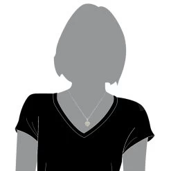 14K White Gold White And Yellow Diamonds Heart Pendant For Women 0.88ct -Fashion Accessories Shop 14k gold white and yellow diamonds heart pendant for women 088ct bodwh