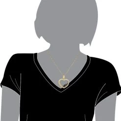 14K Yellow Gold White Black Diamonds Ladies Diamond Heart Shaker Pendant 8ct Moving Stones -Fashion Accessories Shop 14k gold white black diamonds ladies diamond heart shaker pendant 8ct moving stones 000988 bodye