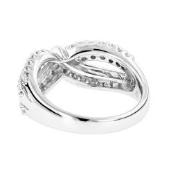 14K White Gold Women's Designer Ring W Round Diamonds 0.5ct -Fashion Accessories Shop 14k gold womens designer ring w round diamonds 065ct p 5724 backwh