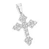 14K White Gold Women's Diamond Cross Pendant 2.12ct -Fashion Accessories Shop 14k gold womens diamond cross pendant 212ct p 6572 wh