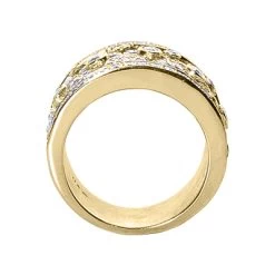 14K White Gold Women's Diamond Ring 1.20ct 13.4mm -Fashion Accessories Shop 14k gold womens diamond ring 120ct p 29407 back yellow