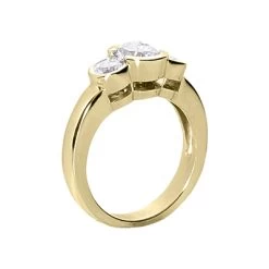 Thin 14K White Gold Women's Diamond Ring 1.50ct -Fashion Accessories Shop 14k gold womens diamond ring 150ct p 29128 back yellow