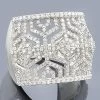 14K White Gold Women's Pave Diamond Ring 1.35ct -Fashion Accessories Shop 14k gold womens pave diamond ring 135ct p 38722