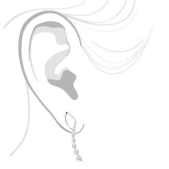 Journey Diamond Earrings For Women 14K White Gold 1.1ct -Fashion Accessories Shop 14k journey diamond earrings 132ct p 22554 bodwh