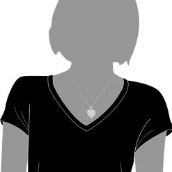 Large 14K White Gold Pave Diamond Heart Pendant 4 Carats -Fashion Accessories Shop 14k pave large diamond heart pendant 4ct p 22430 bodwh