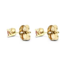 14K Yellow Gold Pink Diamond Stud Earrings 0.2ct -Fashion Accessories Shop 14k pink diamond stud earrings 020ct p 35699 backye