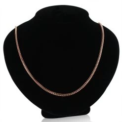 14K Rose Gold Franco Chain 2.5mm 24-30in -Fashion Accessories Shop 14k rose gold franco chain 25mm 24 30in 3
