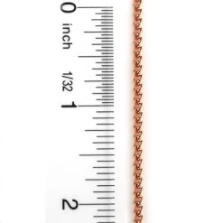 14K Rose Gold Franco Chain 2.5mm 24-30in -Fashion Accessories Shop 14k rose gold franco chain 25mm 24 30in 4
