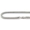 Solid 14K White Gold Franco Chain In Yellow Or White Gold 4mm Wide, 24-40in -Fashion Accessories Shop 14k solid gold franco chain in yellow or white gold 4mm wide 24 40in p 22983