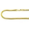 Solid 14K Yellow Gold Franco Chain 30-40in,3.5mm -Fashion Accessories Shop 14k solid yellow white gold franco chain 30 40in35mm p 23001