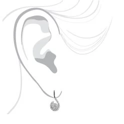 14K White Gold Swirl Diamond Earrings For Women 0.75ct -Fashion Accessories Shop 14k swirl diamond earrings 075ct p 22553bod