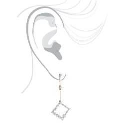 Two Tone 14K Rose Gold Journey Diamond Earrings 1 Carat -Fashion Accessories Shop 14k two tone gold journey diamond earrings 1 carat p 154 bodro