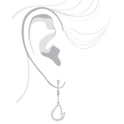 Two Tone 14K White Gold Journey Diamond Earrings 1.30ct 11 Two Tone 14K White Gold Journey Diamond Earrings 1.30ct -Fashion Accessories Shop 14k two tone gold journey diamond earrings 130ct p 155 bodwh