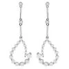 Two Tone 14K White Gold Journey Diamond Earrings 1.30ct -Fashion Accessories Shop 14k two tone gold journey diamond earrings 130ct p 155 wh