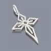 14K White Gold Cross Pendant 0.32ct -Fashion Accessories Shop 14k white gold cross pendant 032ct p 42046