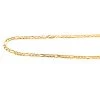 14K Yellow Gold Concave Figaro Chain 5mm 20in - 40in -Fashion Accessories Shop 14k yellow gold concave figaro chains collection item 5mm 20in 40in 1