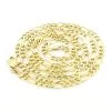 14K Yellow Gold Figaro Chain For Men 4.5mm 22-24in -Fashion Accessories Shop 14k yellow gold figaro chain 45mm 22 24in 1