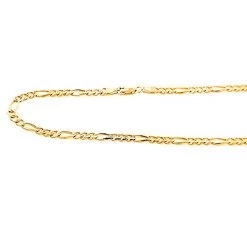 14K Yellow Gold Figaro Chain Item 4mm 20in - 40in