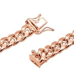 Men's 14K Yellow Gold Miami Cuban Link Curb Chain 8mm Wide 22in-40in Long -Fashion Accessories Shop 14k yellow gold miami cuban link curb chain 8mm wide 24in 40in long backro