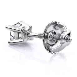 14K Yellow Gold Princess Diamond Stud Earrings 0.25ct -Fashion Accessories Shop 14k yellow gold princess diamond stud earrings 025ct p 5648 backwh