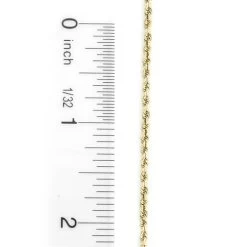 14K Yellow Gold Rope Chain 2mm 22-30in 9 14K Yellow Gold Rope Chain 2mm 22-30in -Fashion Accessories Shop 14k yellow gold rope chain 2mm 22 30in 3