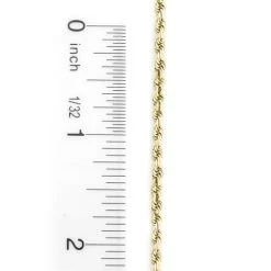 14K Yellow Gold Rope Chain 3mm 22-30in -Fashion Accessories Shop 14k yellow gold rope chain 3mm 22 30in 3