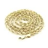 Men's Solid 14K Yellow Gold Rope Chain By Luxurman 5mm 22-30in 2 Men's Solid 14K Yellow Gold Rope Chain By Luxurman 5mm 22-30in -Fashion Accessories Shop 14k yellow gold rope chain 5mm 22 30in 1