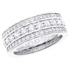 18K White Gold Contemporary Style Diamond Eternity Ring 3.12ct -Fashion Accessories Shop 18k contemporary style diamond eternity ring 312ct p 1689015261